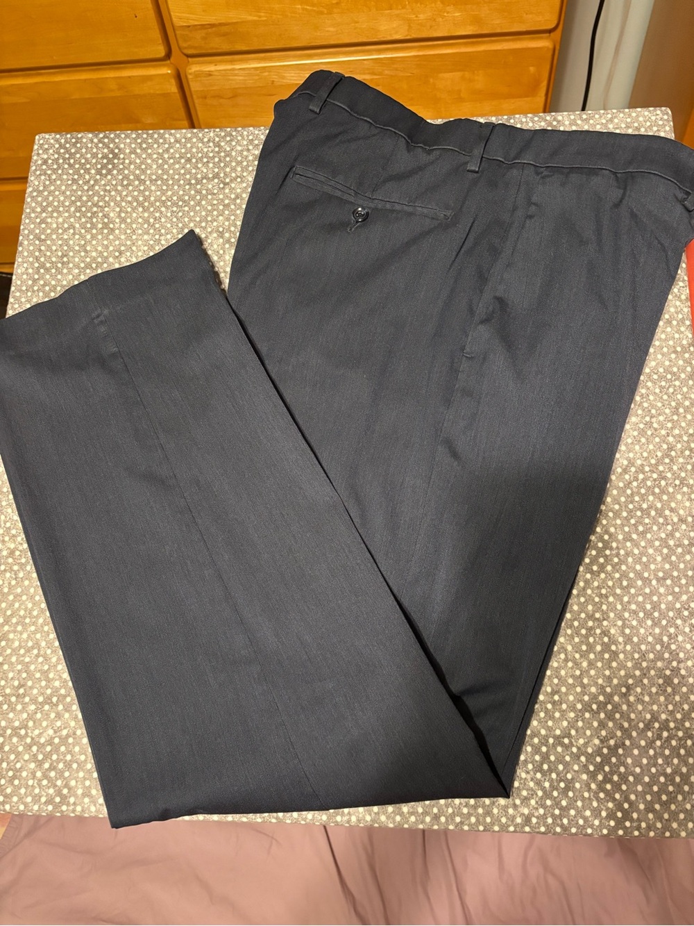 Savane Men's Charcoal Dress Pants